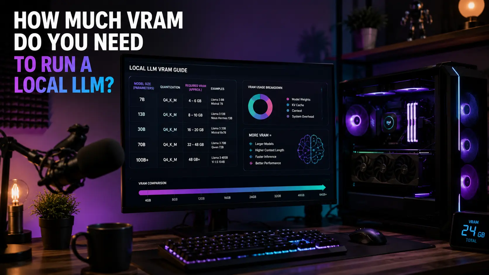 How Much VRAM Do You Need to Run a Local LLM?